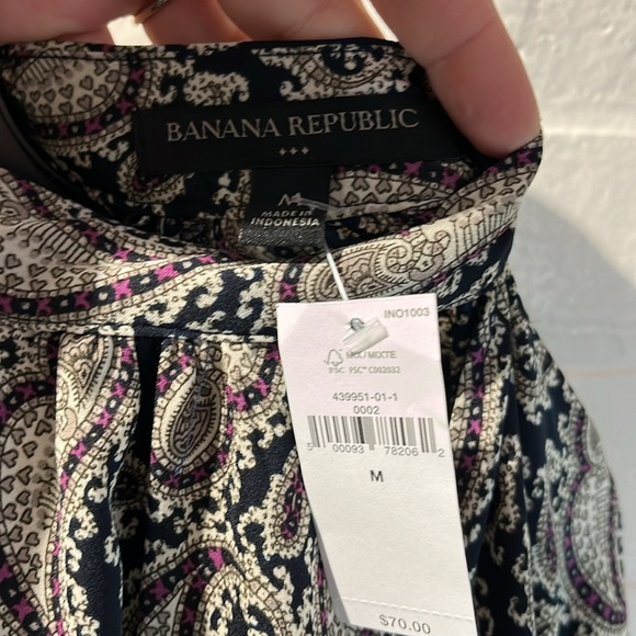 BANANA REPUBLIC BLOUSE NWT - Picture 2 of 7